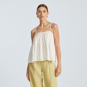 Everlane- THE BILLOW CAMI TOP / BLOUSE Sz: M 
100% Cotton